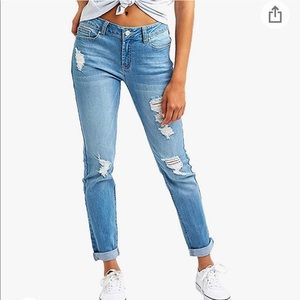 Resfeber Women's Ripped Boyfriend Jeans